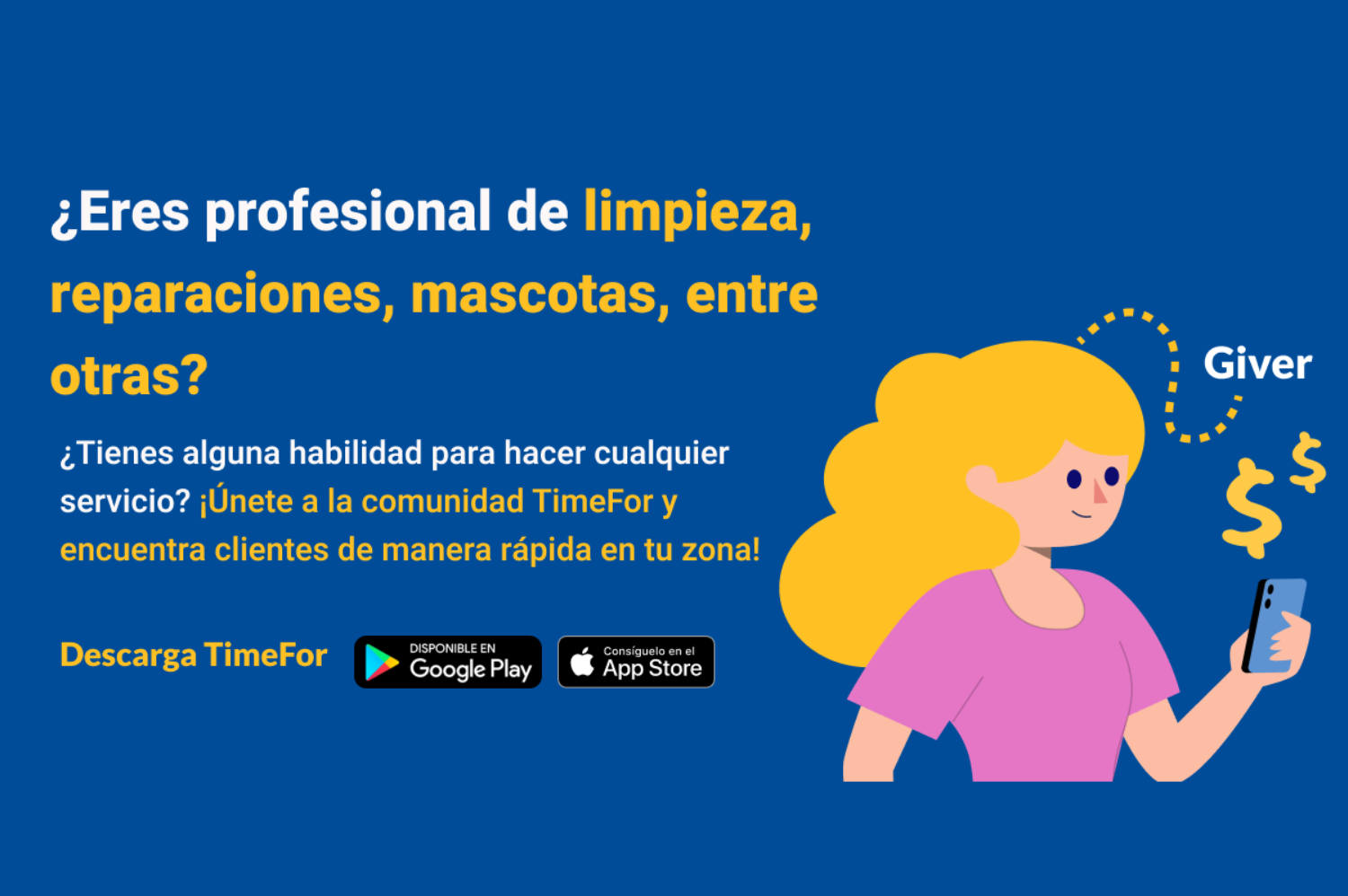 TimeFor para profesionales